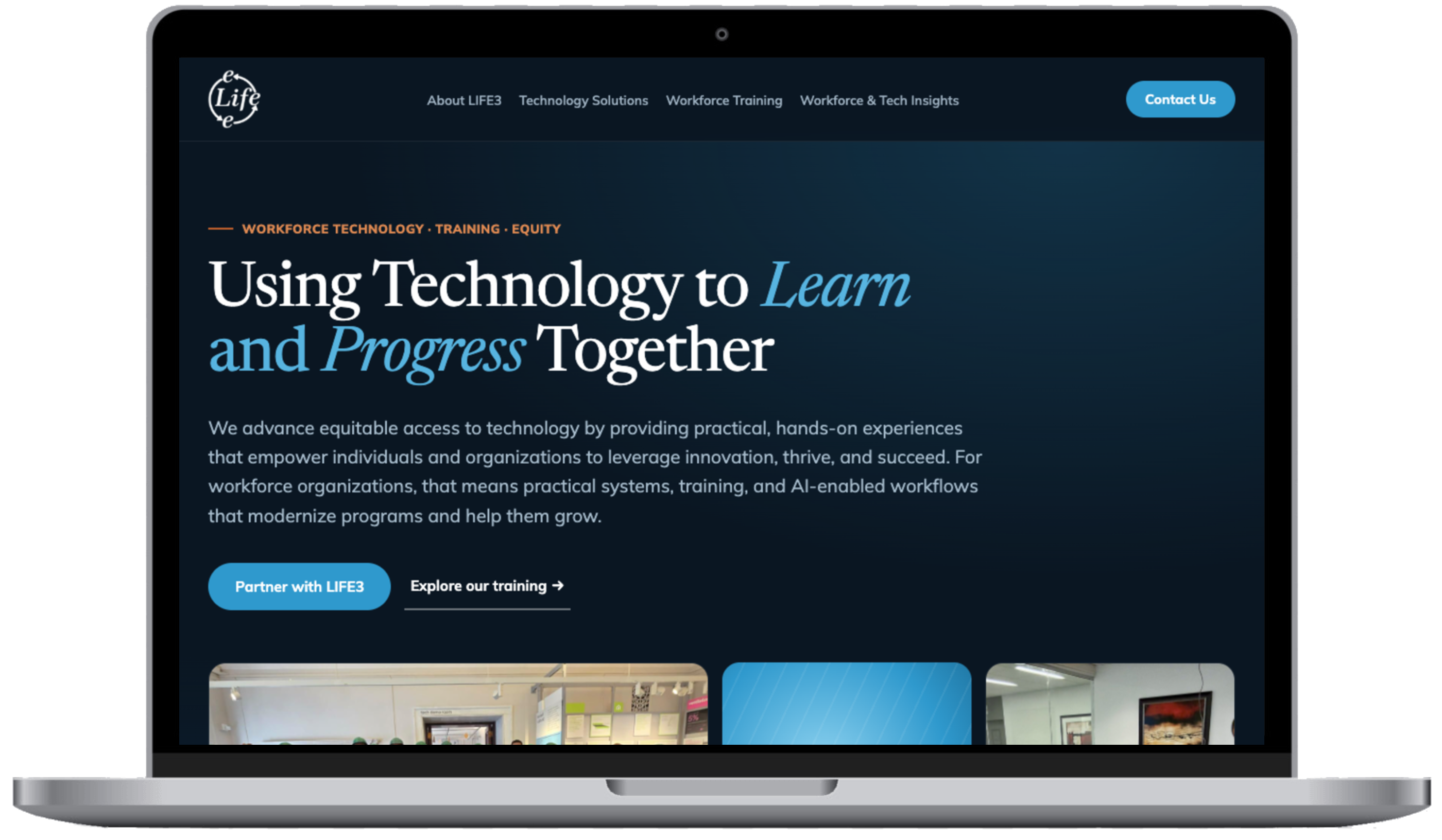 The LIFE3 homepage